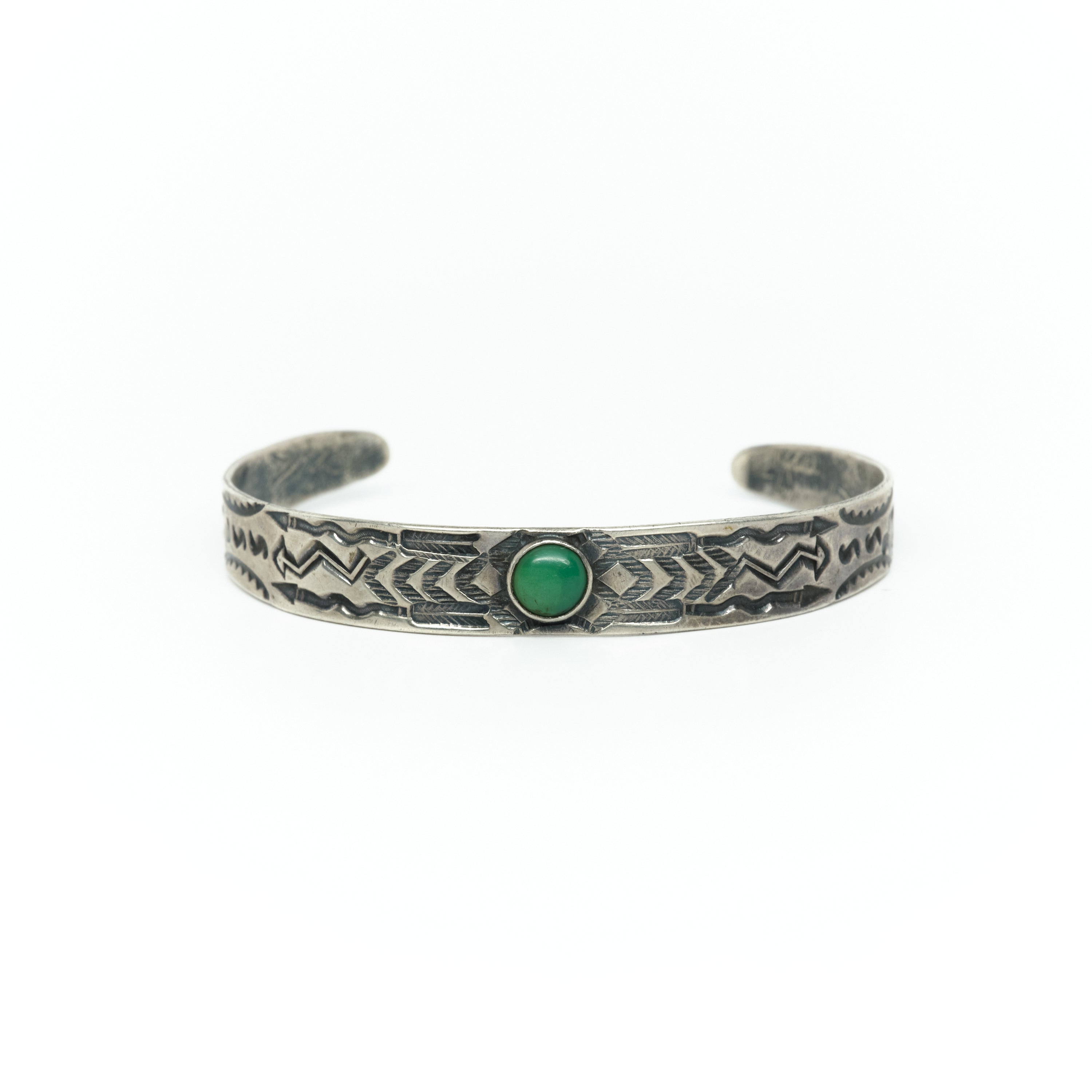 1920s FRED HARVEY ERA CERRILLOS CUFF Tennessee Turquoise Company