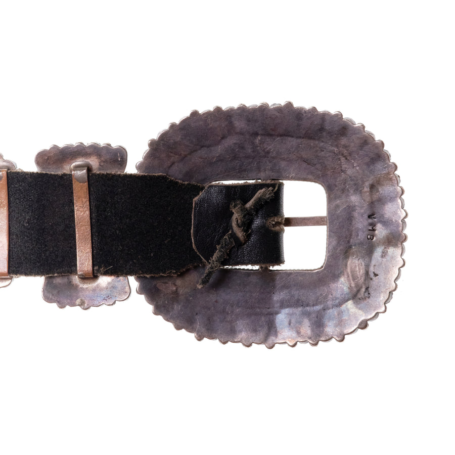 1970s CLUSTER CONCHO BELT – Tennessee Turquoise Company