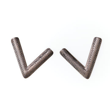 1920s SILVER COLLAR TIPS